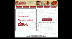 Desktop Screenshot of dinahsrestaurant.com